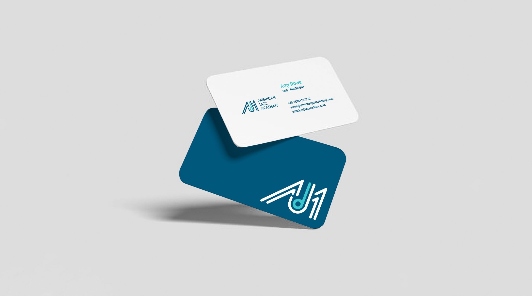 AJA Business Card Mockup