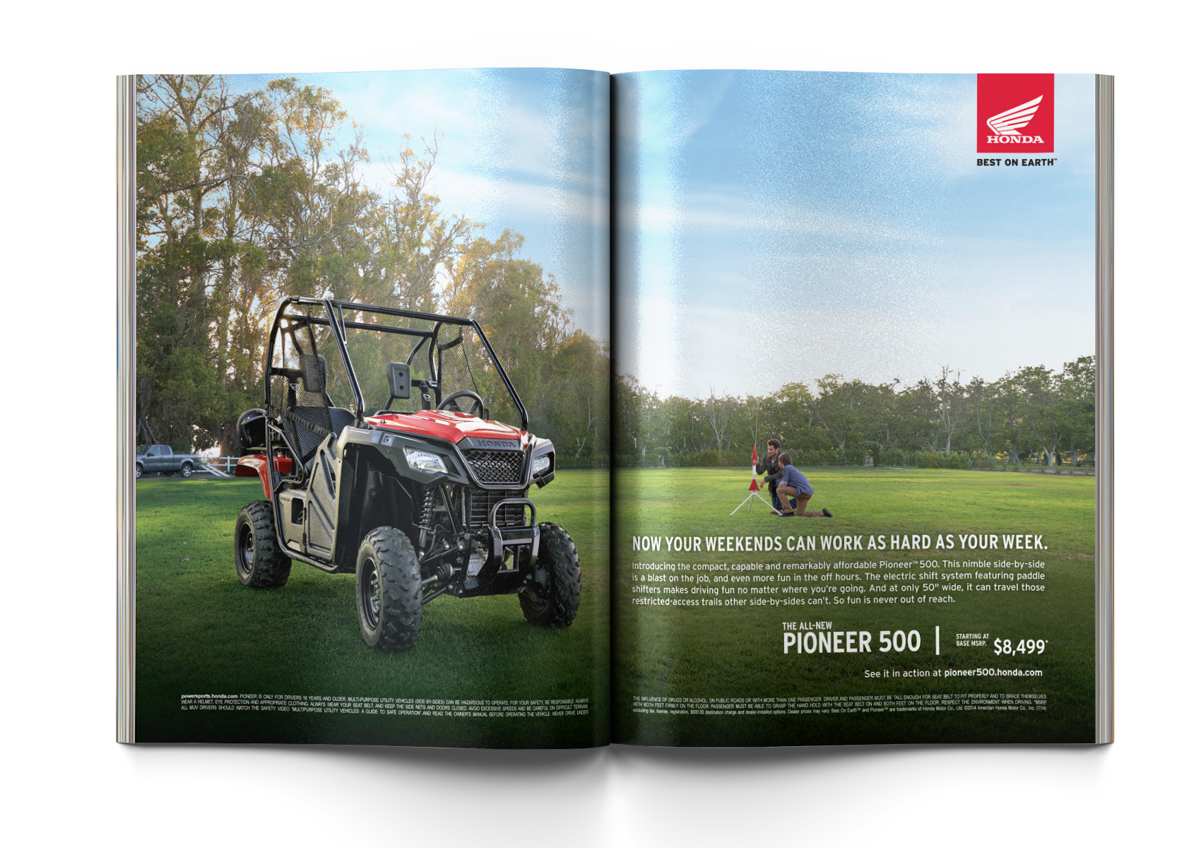 Pioneer 500 print ad 2