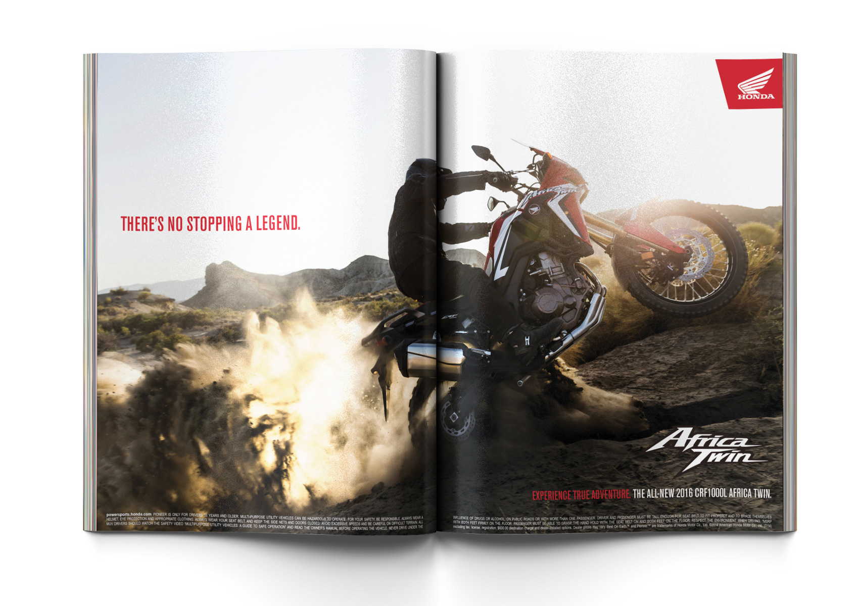 Africa Twin print ad 1