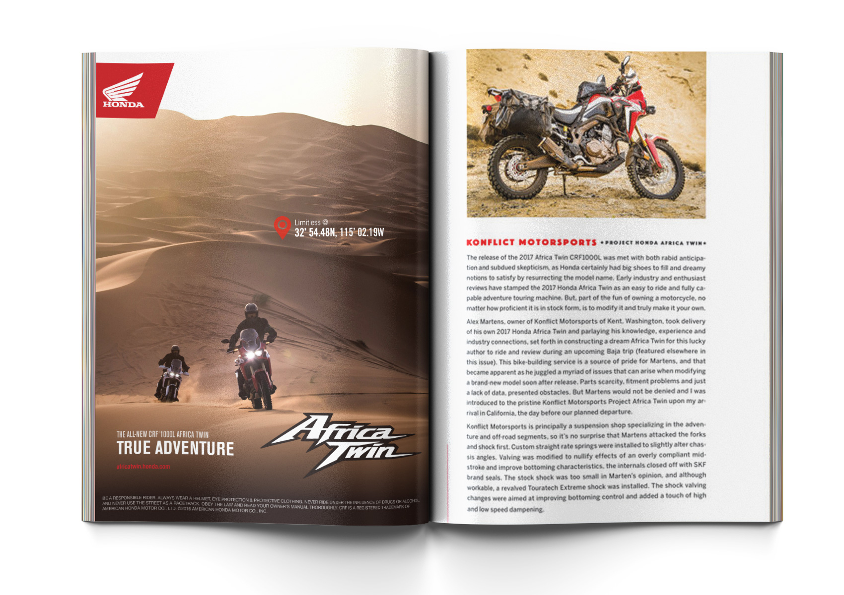 Africa Twin print ad 2